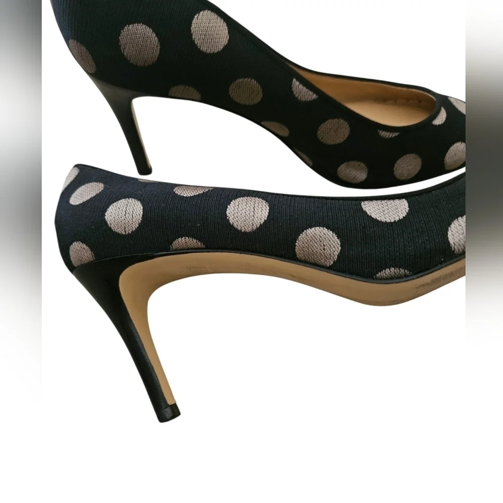 Talbots Polka Dot Pumps Women 10.5M - Picture 4 of 5